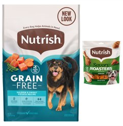 Rachael Ray Nutrish Salmon & Sweet Potato Recipe + Savory Roasters Roasted Chicken Recipe Dog Treats