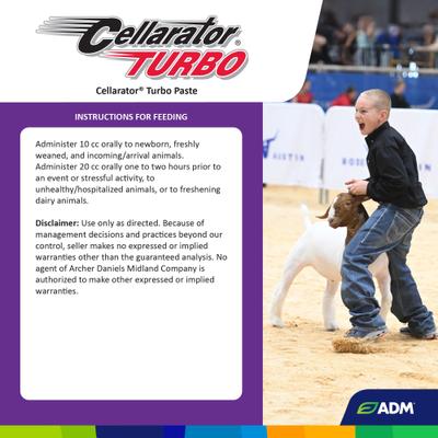 Show full view: ADM Cellarator Turbo Livestock Supplement Paste, 80-cc tube slide 2 of 8