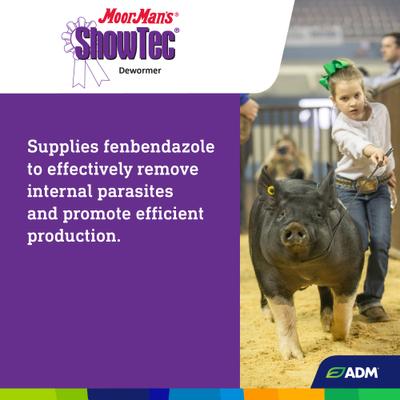 Show full view: ADM MoorMan's ShowTec ShowGuard Swine Dewormer Supplement, 25-lb bag slide 8 of 9