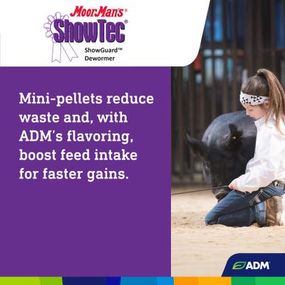 Show full view: ADM MoorMan's ShowTec ShowGuard Swine Dewormer Supplement, 25-lb bag slide 7 of 9