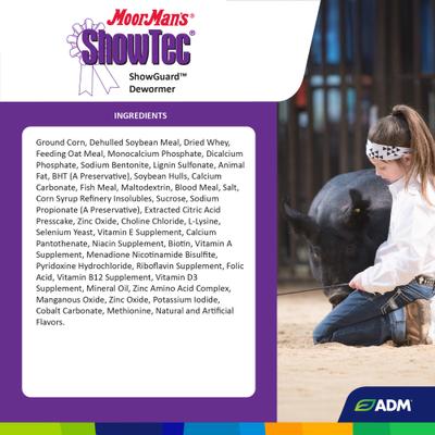 Show full view: ADM MoorMan's ShowTec ShowGuard Swine Dewormer Supplement, 25-lb bag slide 3 of 9