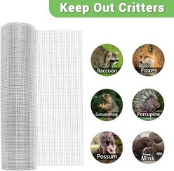 Hittite 36-in x 50-ft Hot-dip Galvanized After 19 Gauge Welding Chicken Wire 1/2-in Mesh Hardware Cloth slide 2 of 9