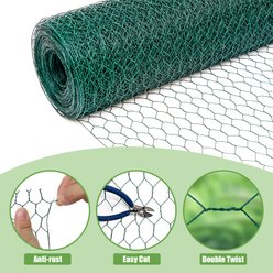 Hittite Chicken Anti-Rust PVC Coated Wire Fencing Mesh, 36-in x 100-ft slide 2 of 8