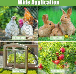 Hittite Chicken Anti-Rust PVC Coated Wire Fencing Mesh, 48-in x 100-ft slide 2 of 8