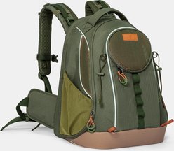 Petsfit WILDPATH Hiking Waterproof TPU Base Airline Approved Backpack Dog & Cat Carrier, Green, 13.8 x 11.8 x 18.9-in