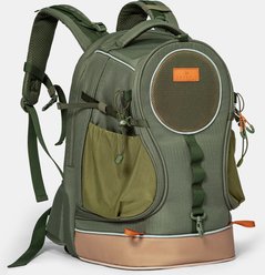 Petsfit WILDPATH Airline Approved Travel Backpack Dog & Cat Carrier, Green, 12.2 x 11.8 x 19.7-in