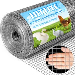 Hittite 36-in x 50-ft Hot-dip Galvanized After 19 Gauge Welding Chicken Wire 1/2-in Mesh Hardware Cloth