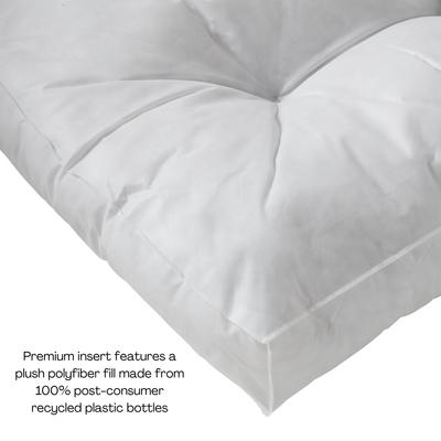 Show full view: Happy Hounds Bailey Rectangle Pillow Dog Bed with Removable Cover, Crimson, Large slide 6 of 8