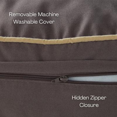 Happy Hounds Bailey Rectangle Pillow Dog Bed with Removable Cover