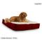 Show in main carousel: Happy Hounds Bailey Rectangle Pillow Dog Bed with Removable Cover, Crimson, Large slide 3 of 8