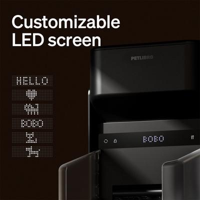 Show full view: Petlibro One RFID Automatic WiFi App Controlled Cat Feeder with Collar Tag, 3-L, Black slide 5 of 10