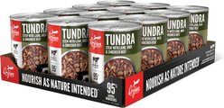 ORIJEN Real Meat Shreds Tundra Stew Wet Dog Food, 12.8-oz can, case of 12