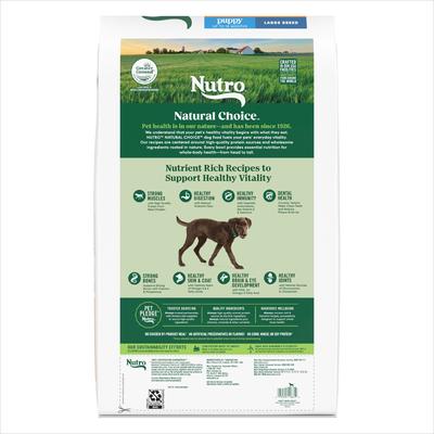 Show full view: Nutro Natural Choice Puppy Large Breed Chicken & Brown Rice Recipe Dry Dog Food, 30-lb bag slide 4 of 11