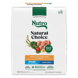 Nutro Natural Choice Puppy Large Breed Chicken & Brown Rice Recipe Dry Dog Food, 13-lb bag