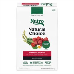 Nutro Natural Choice Adult Beef & Brown Rice Recipe Dry Dog Food, 28-lb bag