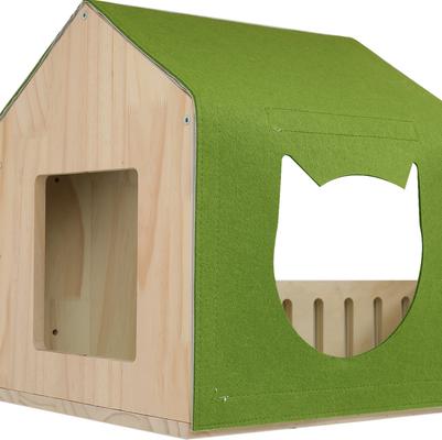 Show full view: Yitahome 21 Piece Set Wall Mounted Climbing Shelves 86.6-in Fleece Cat Tree & Condo, Beige slide 7 of 9