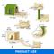Show in main carousel: Yitahome 14 Piece Set Wall Mounted Climbing Shelves 10.4-in Fleece Cat Tree & Condo, Beige slide 2 of 9