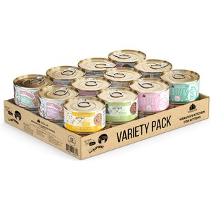 Weruva Kitchen for Kittens Variety Pack Grain-Free Wet Cat Food, 3-oz can, case of 24