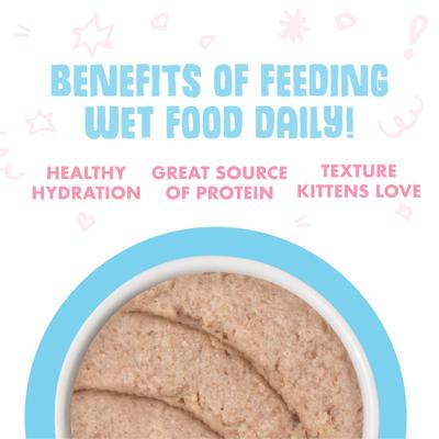 Weruva Kitchen for Kittens Variety Pack Grain-Free Wet Cat Food, 3-oz can, case of 24