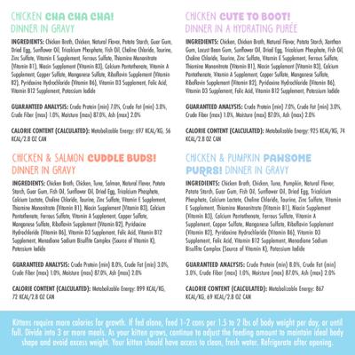 Show full view: Weruva Kitchen for Kittens Variety Pack Grain-Free Wet Cat Food, 3-oz can, case of 24 slide 7 of 13