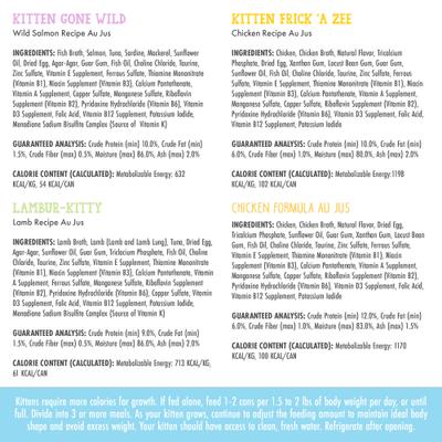 Show full view: Weruva Kitchen for Kittens Variety Pack Grain-Free Wet Cat Food, 3-oz can, case of 24 slide 8 of 13