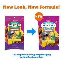 Lafeber Fruit Delight Avi-Cakes Parrot & Macaw Bird Food, 8-oz bag slide 2 of 8