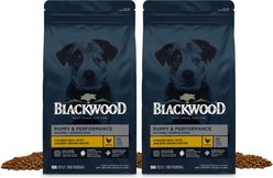 Blackwood Puppy Performance, Growing & Working Chicken Meal with Ancient Grain Recipe Dry Dog Food, 48-lb bundle