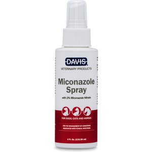 Davis Miconazole Dog, Cat & Horse Spray, 4-fl oz bottle