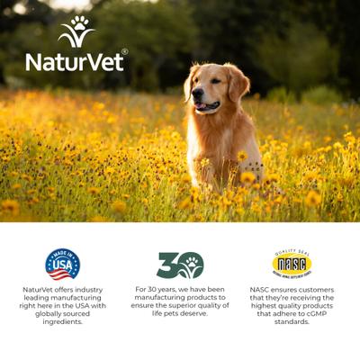 Show full view: NaturVet GrassSaver Plus Enzymes Soft Chews Urinary & Lawn Protection Supplement for Dogs, 240 count slide 10 of 11