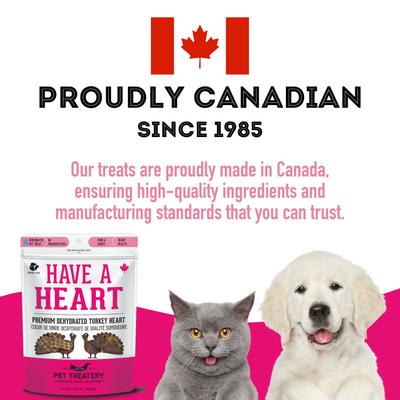 Show full view: The Granville Island Pet Treatery Turkey Heart Grain-Free Dehydrated Dog & Cat Treats, 2.82-oz bag slide 8 of 8