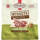 Primal Lamb Formula Nuggets Grain-Free Raw Freeze-Dried Dog Food, 14-oz bag