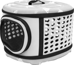 Niubya Airline Approved Soft Sided Collapsible Carrier Travel Bag for Small Dogs & Cats, Grey slide 2 of 9