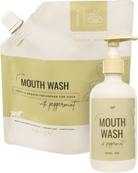 Lanana Creek Farms Mouth Wash & Refill Dental Water Additive for Dogs, 7.7-fl oz & 500-mL bottles