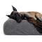Show in main carousel: INVIROX Orthopedic Waterproof Memory Foam Couch Dog Bed with Bolster, Jumbo, Fluffy Grey slide 6 of 12