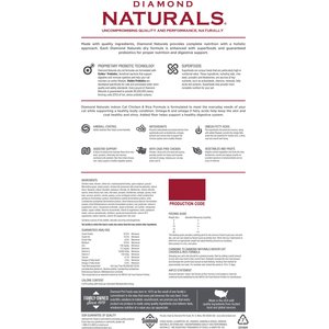 Diamond Naturals Indoor Formula Dry Cat Food, 18-lb bag