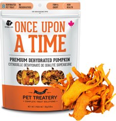 The Granville Island Pet Treatery Pumpkin Grain-Free Dehydrated Dog & Cat Treats, 2.82-oz bag