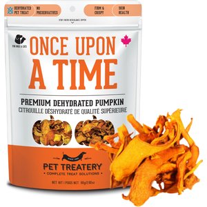 The Granville Island Pet Treatery Pumpkin Grain-Free Dehydrated Dog & Cat Treats, 2.82-oz bag