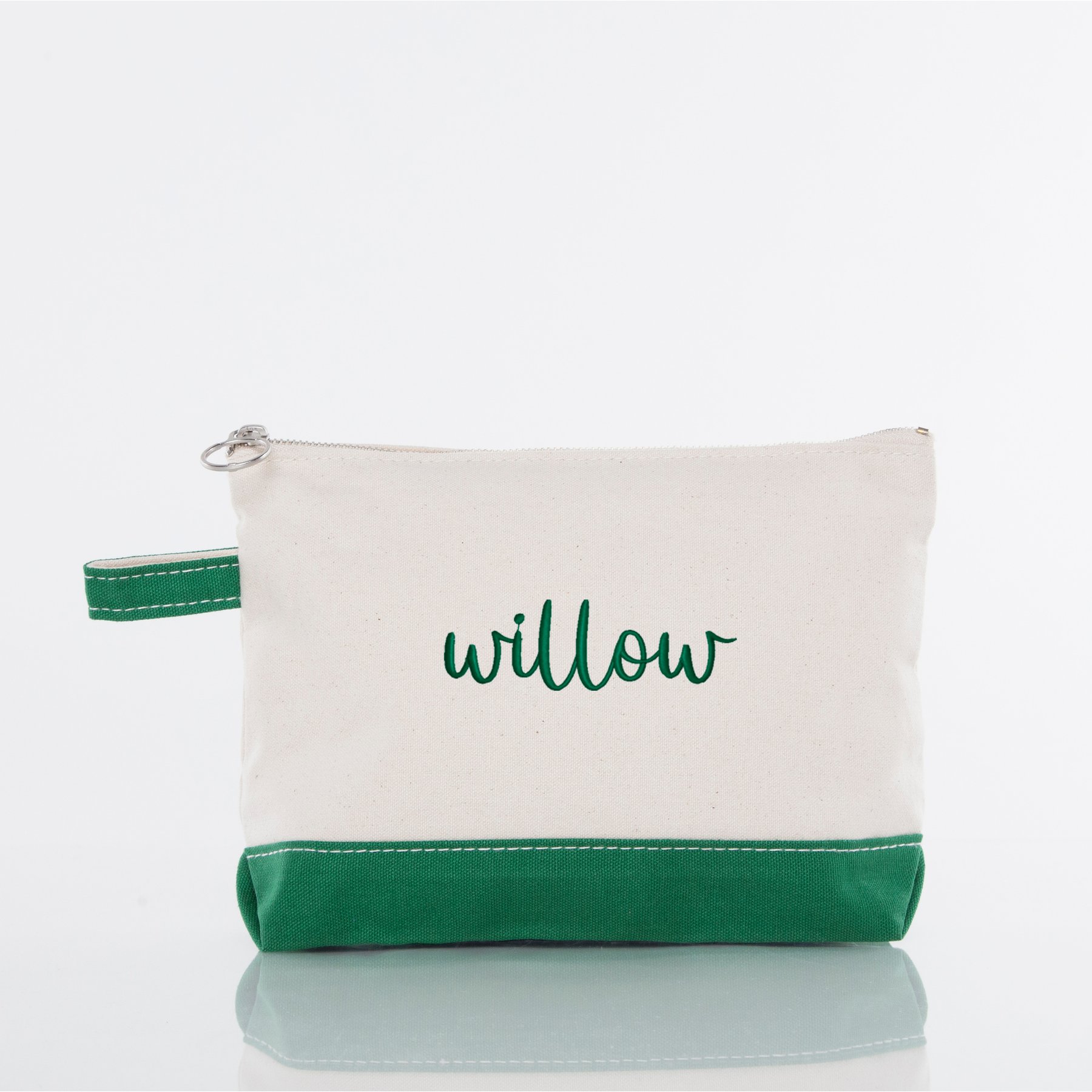 CB Station Personalized Make Up Bag, Emerald