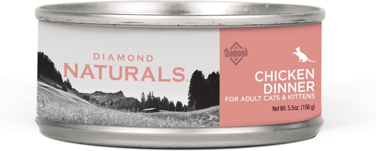 ダイヤモンド様　チキン DIAMOND Naturals Chicken Dinner Adult & Kitten Canned Cat Food