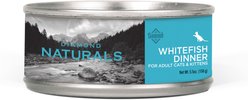 Diamond Naturals Whitefish Dinner Adult & Kitten Canned Cat Food, 5.5-oz, case of 24