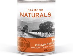 Diamond Naturals Chicken Dinner Adult & Puppy Canned Dog Food, 13.2-oz, case of 12