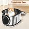Show in main carousel: Niubya Airline Approved Soft Sided Collapsible Carrier Travel Bag for Small Dogs & Cats, Grey slide 4 of 10