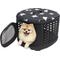 Show in main carousel: Niubya Airline Approved Soft Sided Collapsible Carrier Travel Bag for Small Dogs & Cats, Black slide 8 of 10