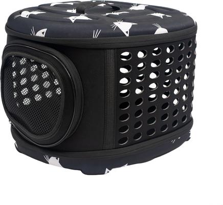 Show full view: Niubya Airline Approved Soft Sided Collapsible Carrier Travel Bag for Small Dogs & Cats, Black slide 9 of 10