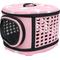 Show in main carousel: Niubya Airline Approved Soft Sided Collapsible Carrier Travel Bag for Small Dogs & Cats, Pink slide 9 of 10