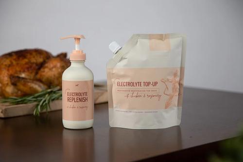 Show full view: Lanana Creek Farms Electrolyte Replenish & Refill Liquid Supplement for Dogs, 7.7-fl oz & 500-mL bottle slide 3 of 6