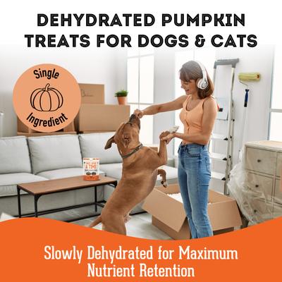 Show full view: The Granville Island Pet Treatery Pumpkin Grain-Free Dehydrated Dog & Cat Treats, 2.82-oz bag slide 4 of 8