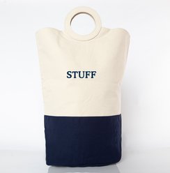 CB Station Personalized Laundry Hamper, Navy