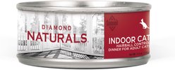 Diamond Naturals Indoor Hairball Control Adult Canned Cat Food, 5.5-oz, case of 24