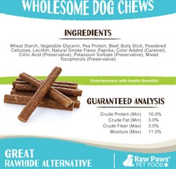 Raw Paws 6-in Soft Bully Sticks Dog Chew, 15 count slide 2 of 6